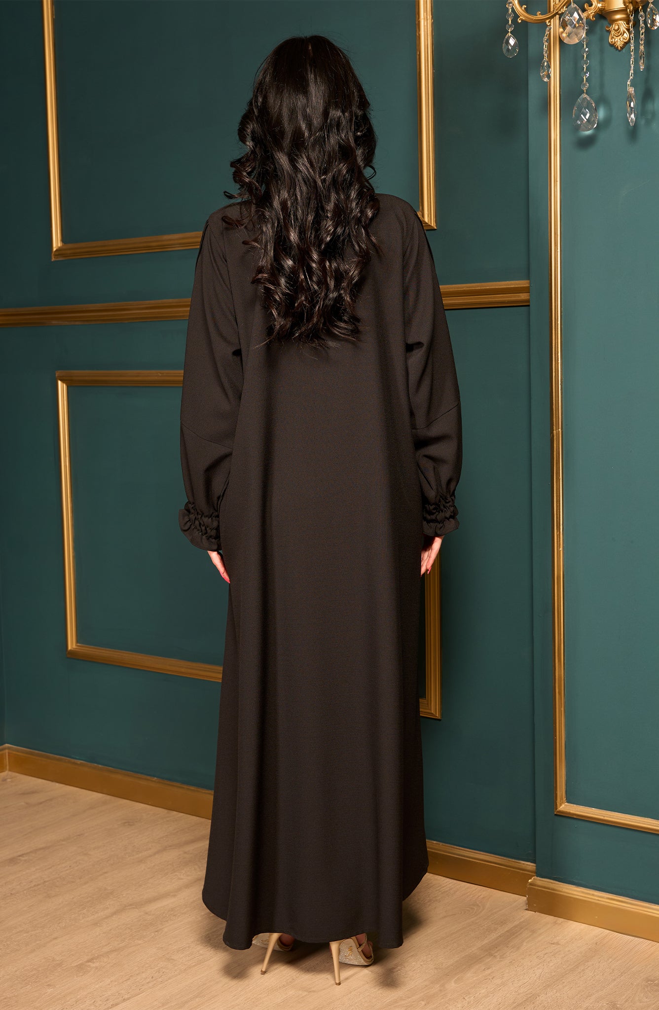 Shomoukh Abaya SS39509-55 - Black