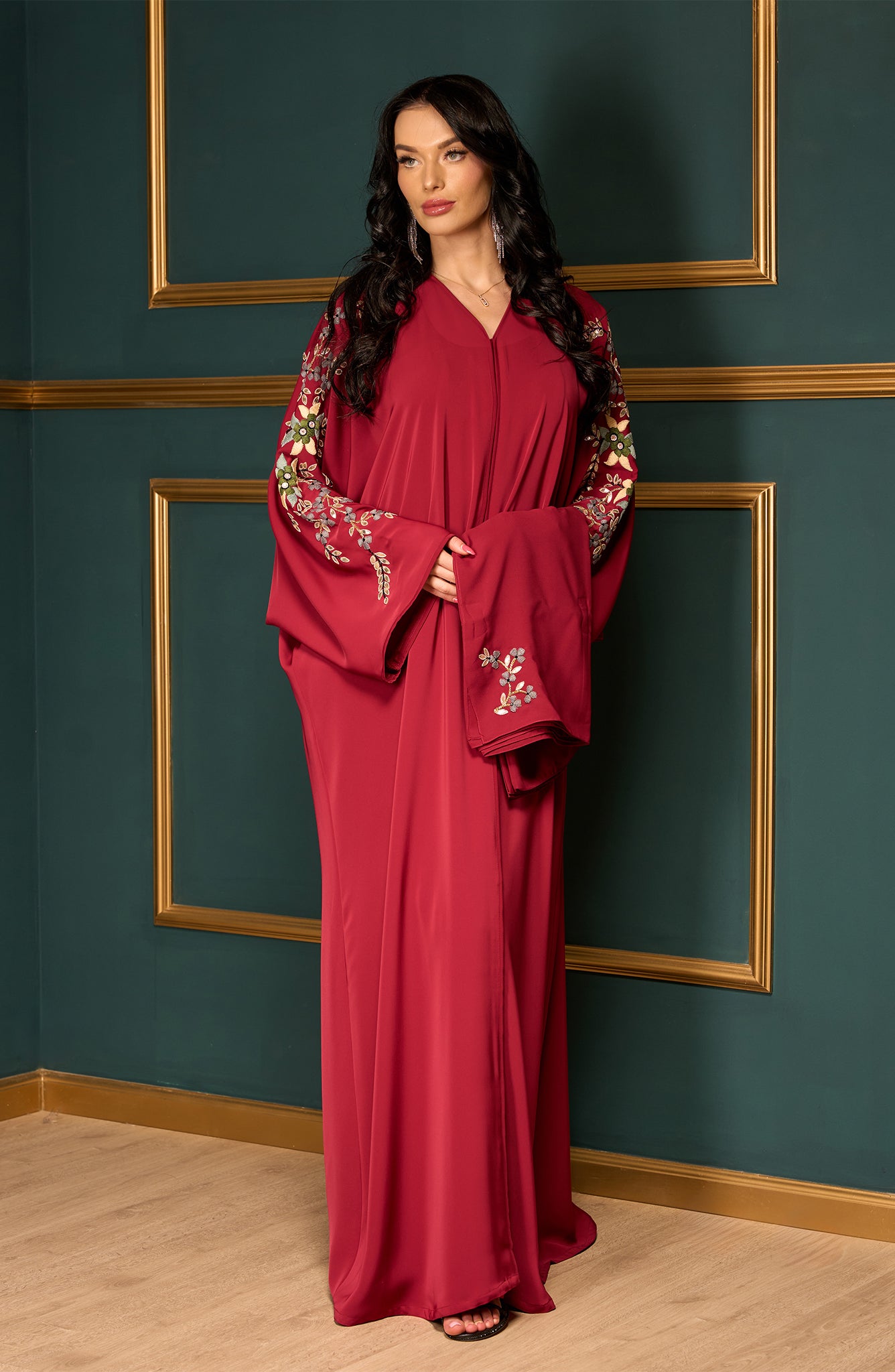 Shomoukh Abaya SS39509-60 - Red