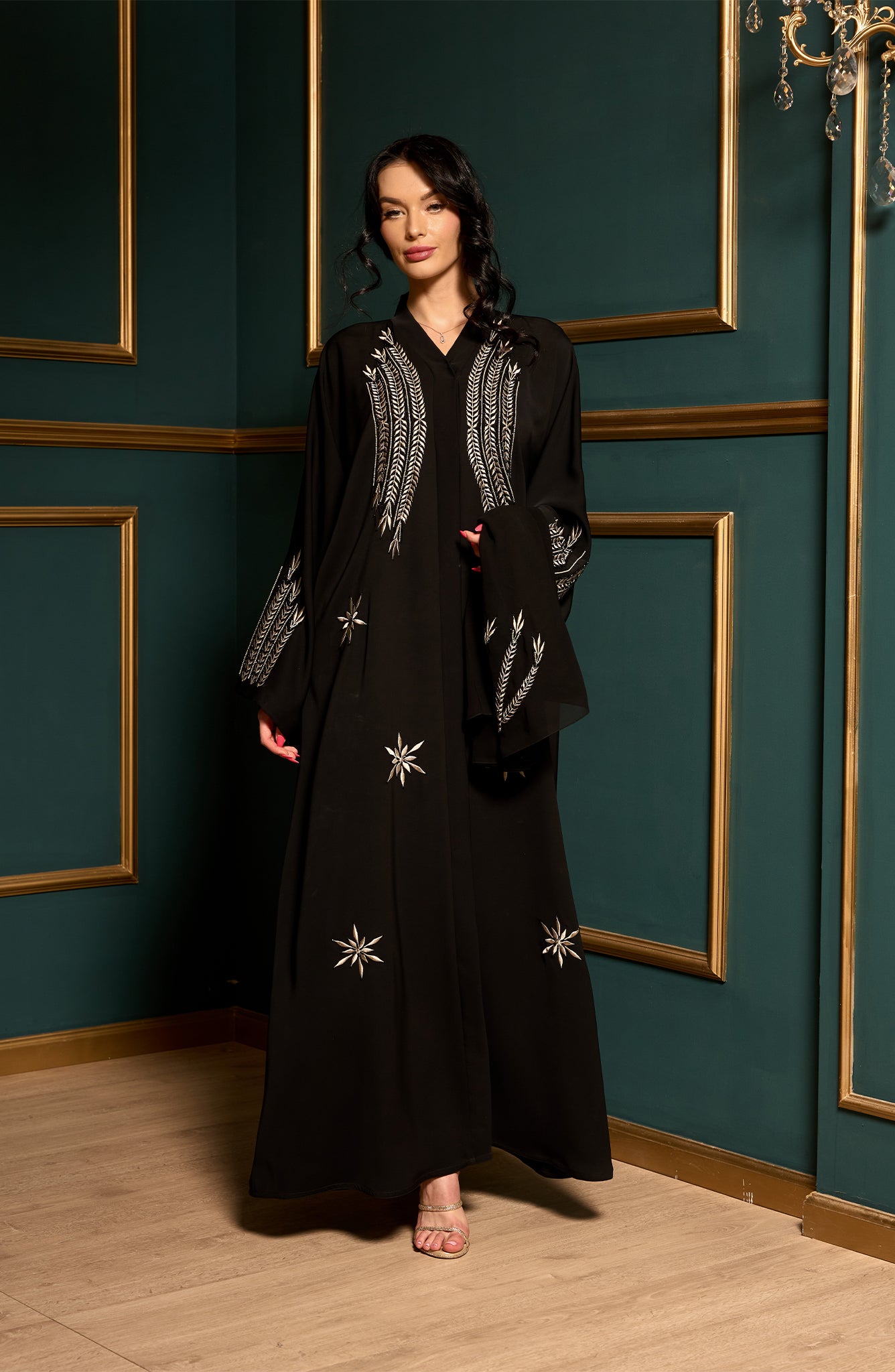 Shomoukh Abaya SS49009-51 - Black