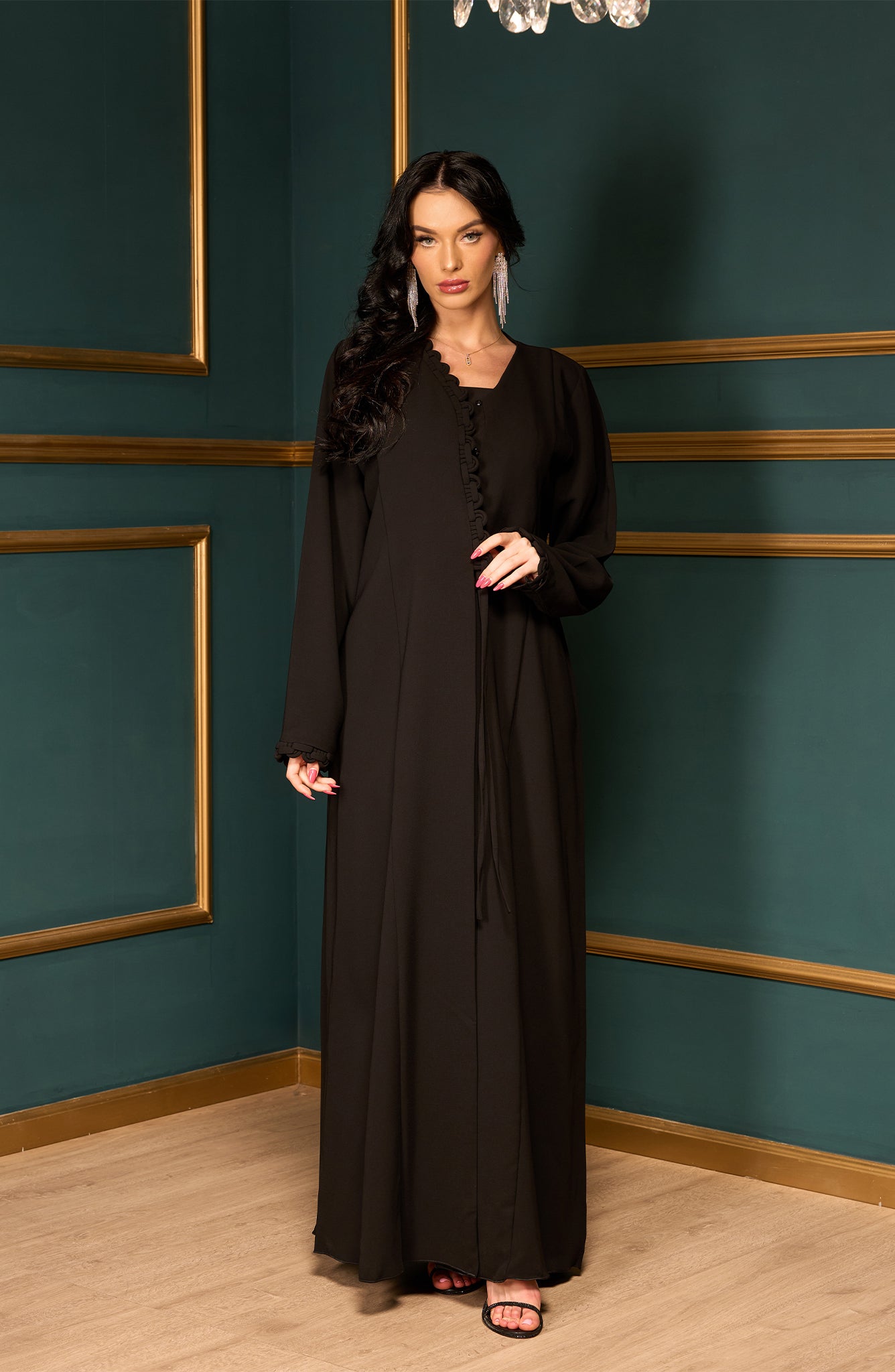 Shomoukh Abaya SS29209-62 - Black