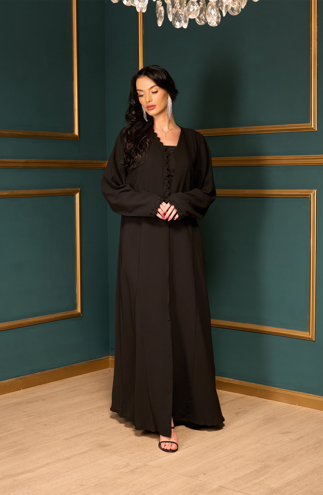 Shomoukh Abaya SS29209-62 - Black