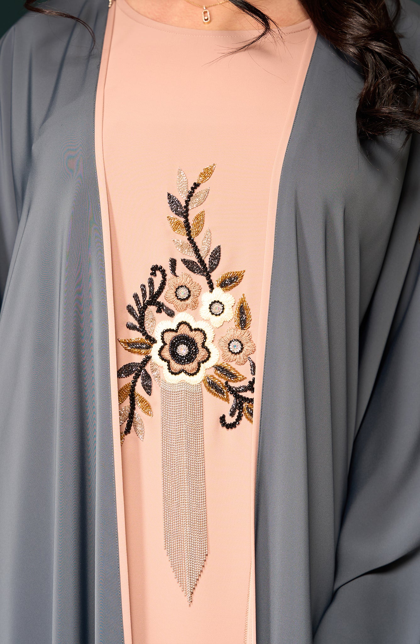 Shomoukh Abaya SS49509-63 - colored