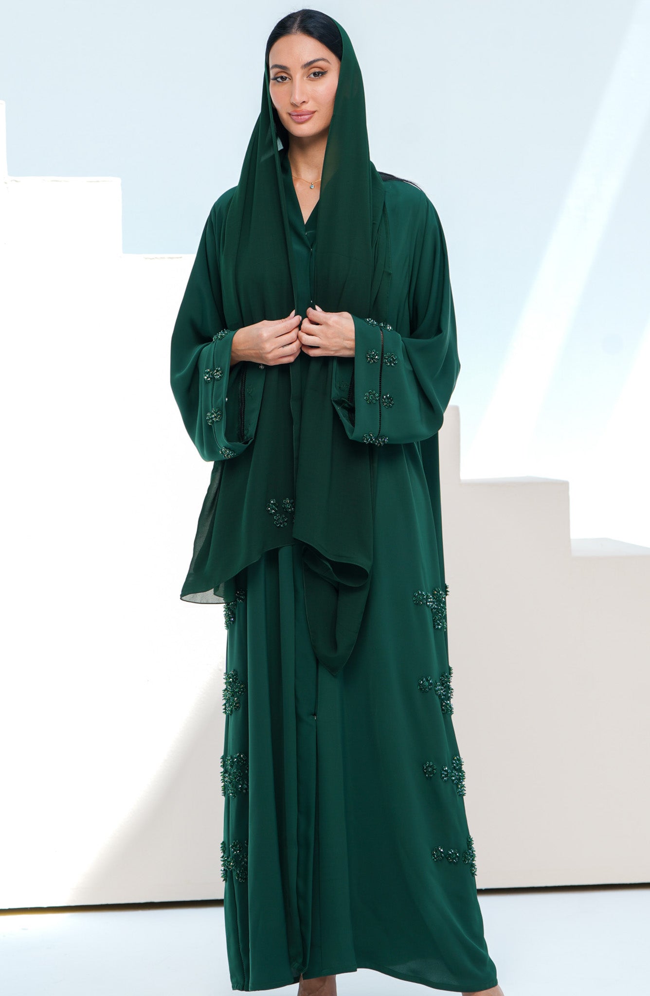 Shomoukh Abaya SS39809-8 - Green