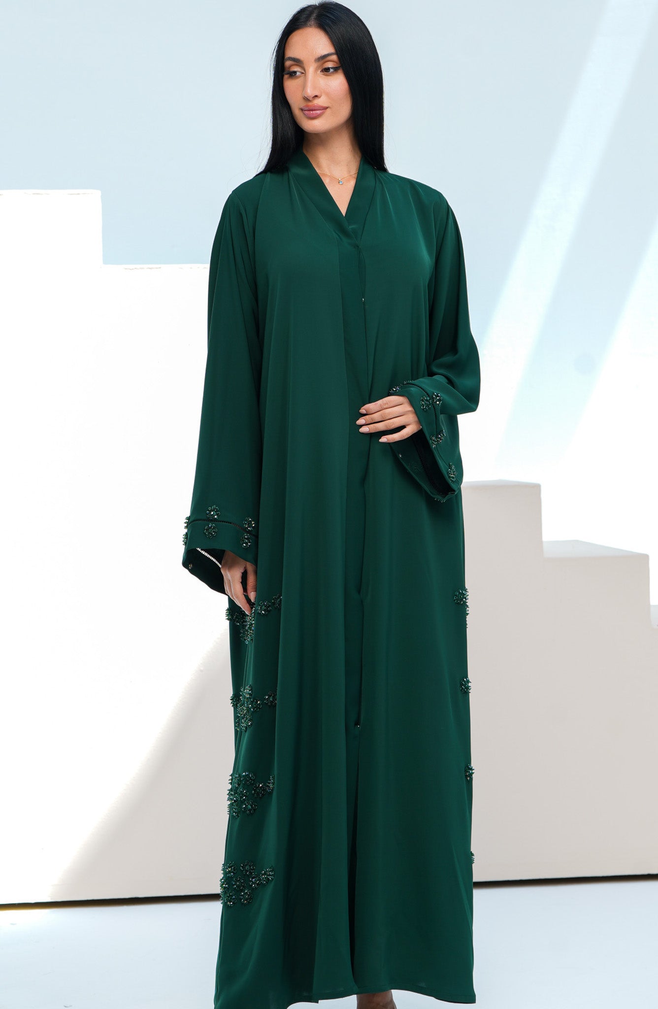 Shomoukh Abaya SS39809-8 - Green