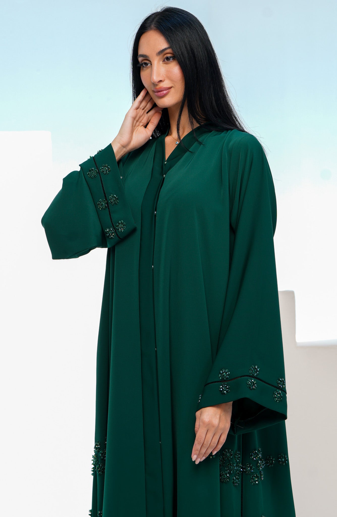 Shomoukh Abaya SS39809-8 - Green