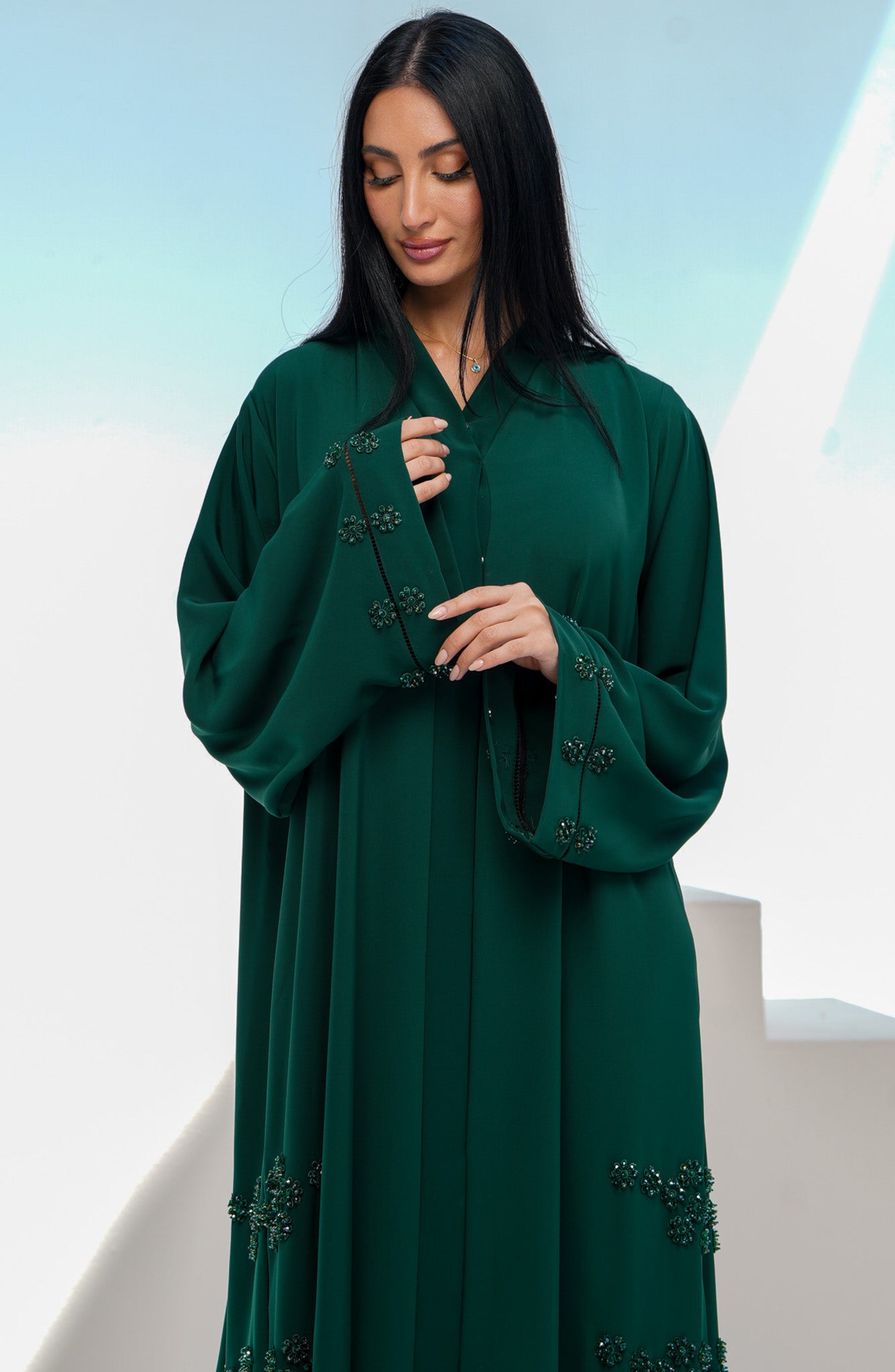 Shomoukh Abaya SS39809-8 - Green