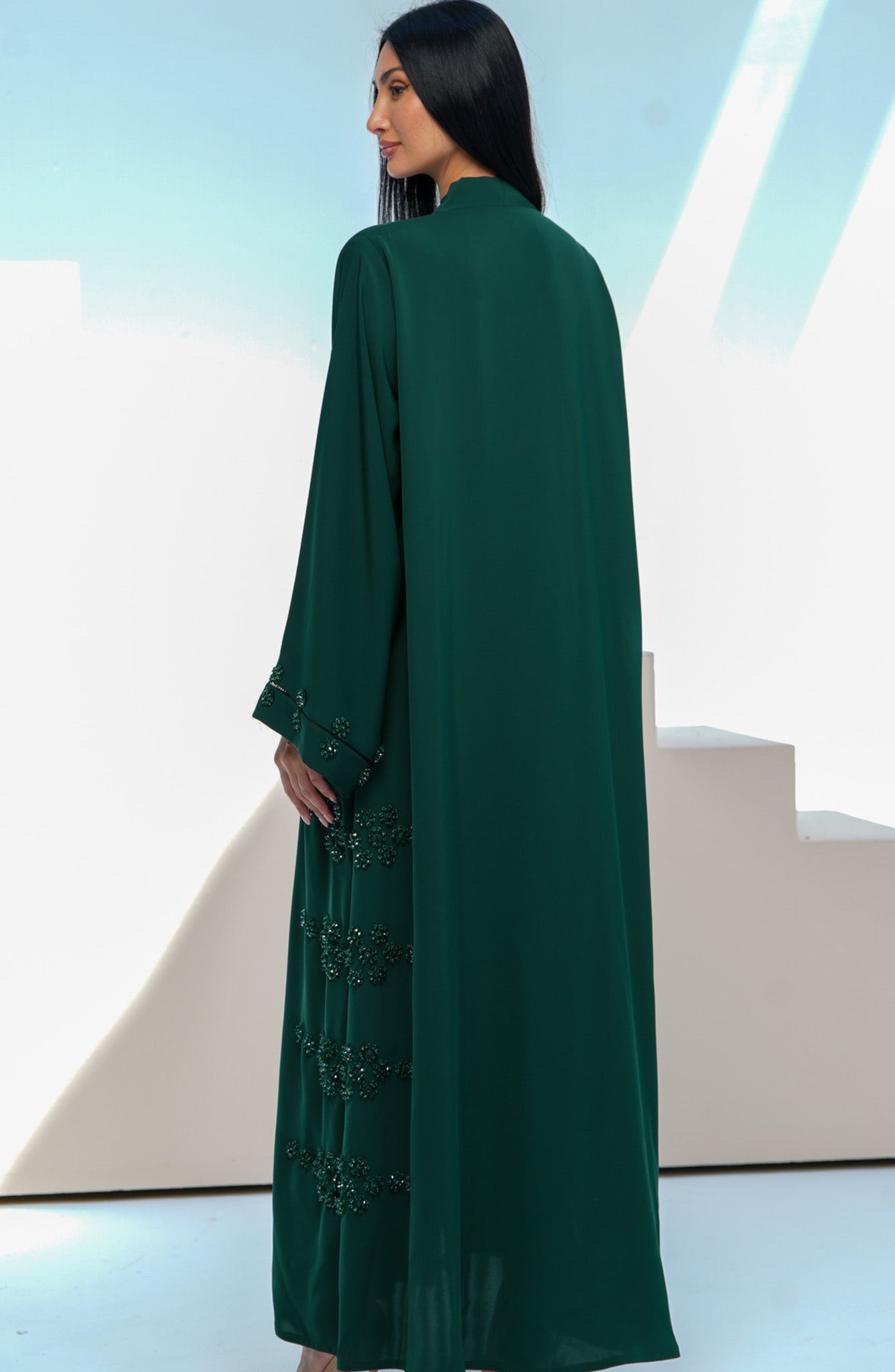 Shomoukh Abaya SS39809-8 - Green