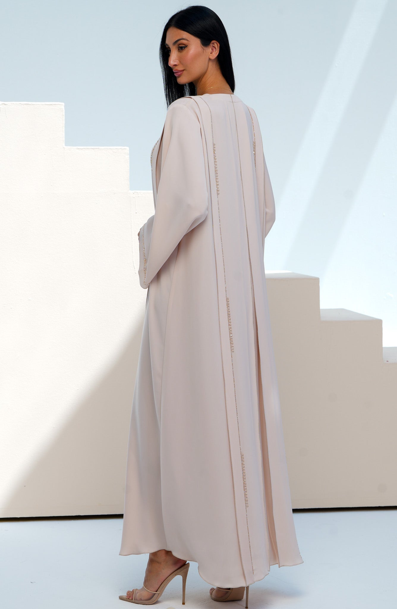 Shomoukh Abaya SS29809-15 - Beige