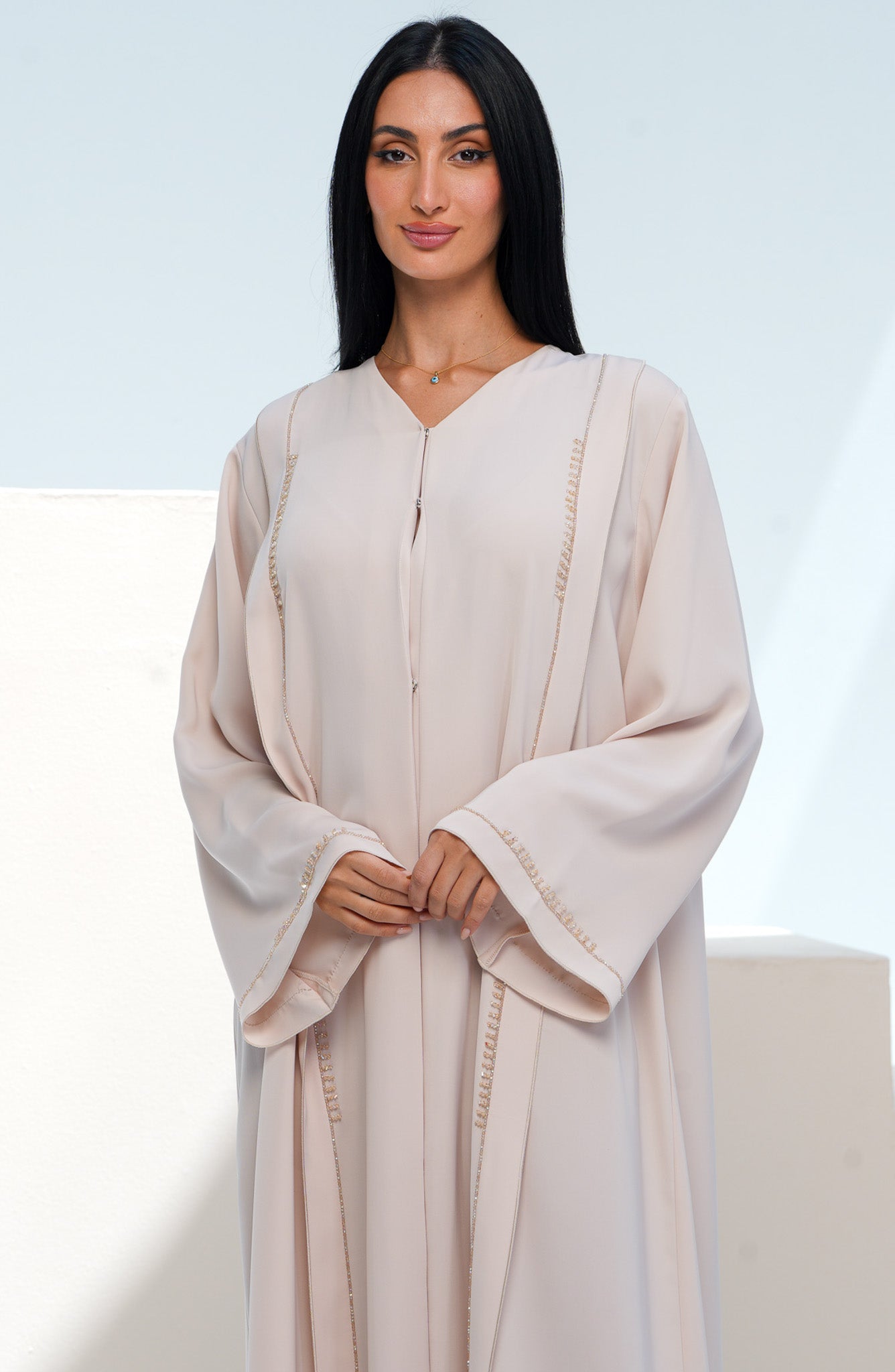 Shomoukh Abaya SS29809-15 - Beige