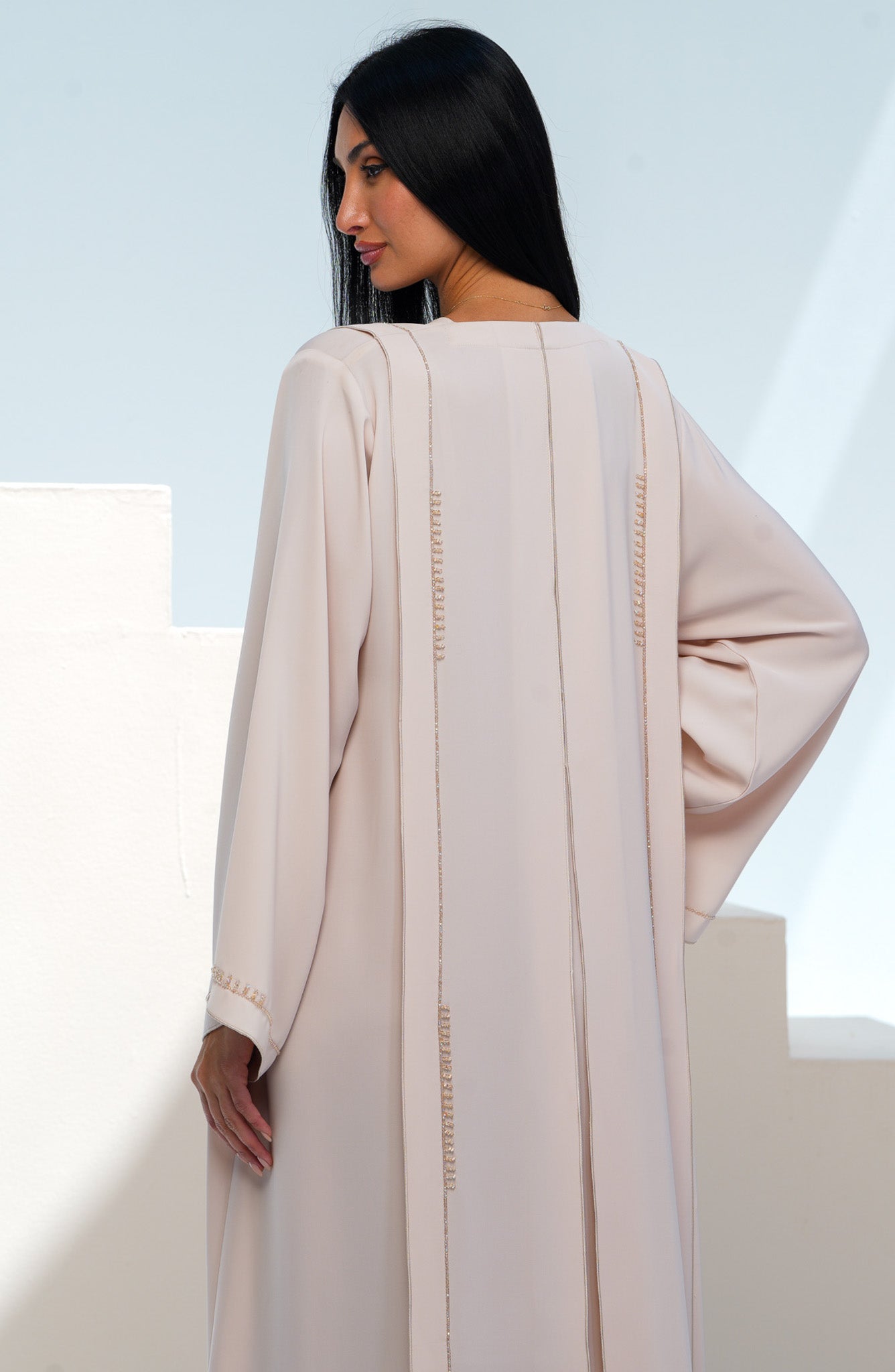 Shomoukh Abaya SS29809-15 - Beige