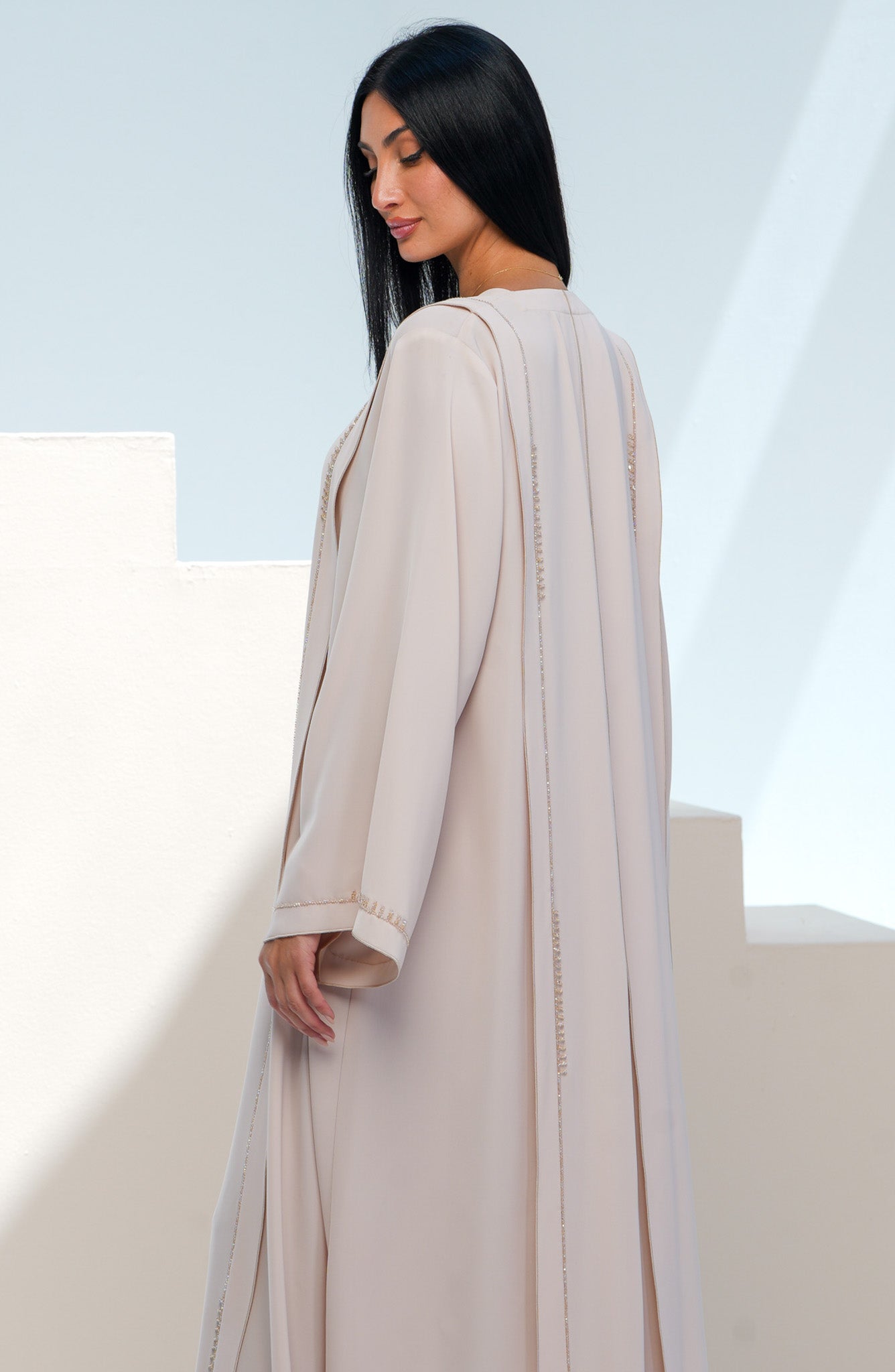 Shomoukh Abaya SS29809-15 - Beige