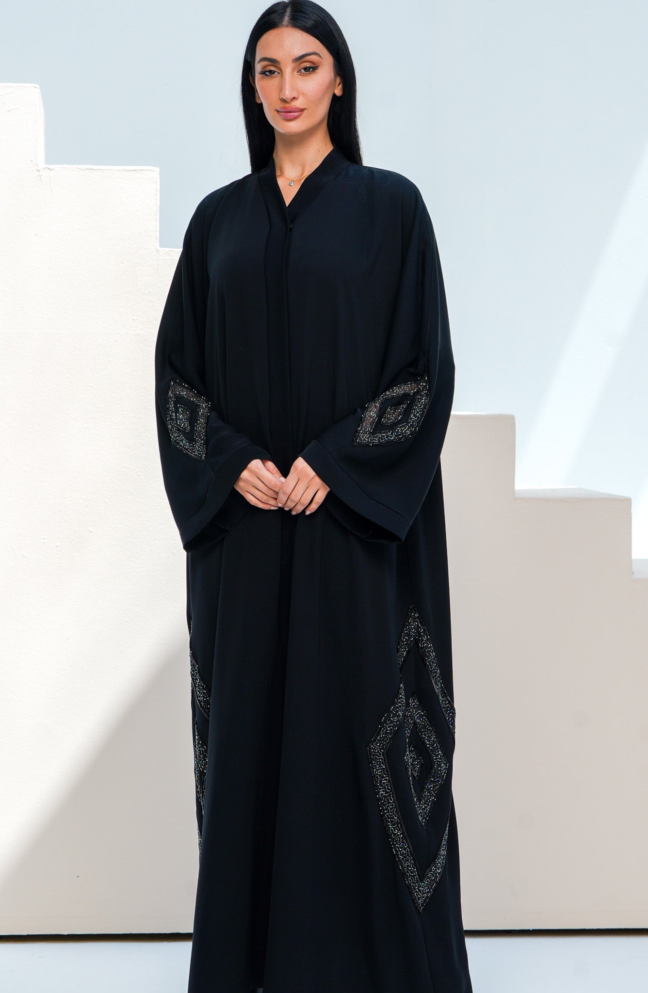 Shomoukh Abaya SS49009-31 - Black