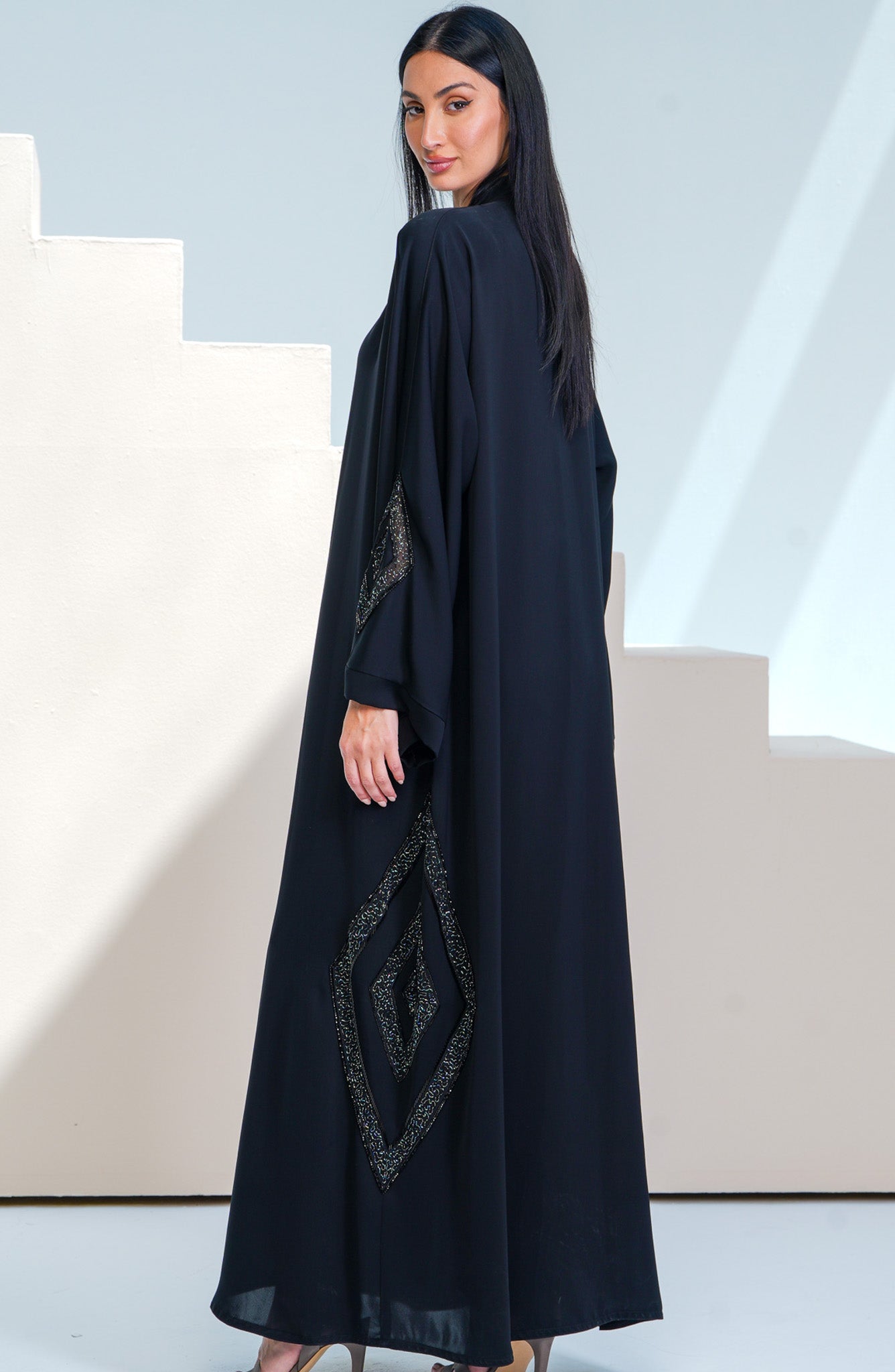 Shomoukh Abaya SS49009-31 - Black