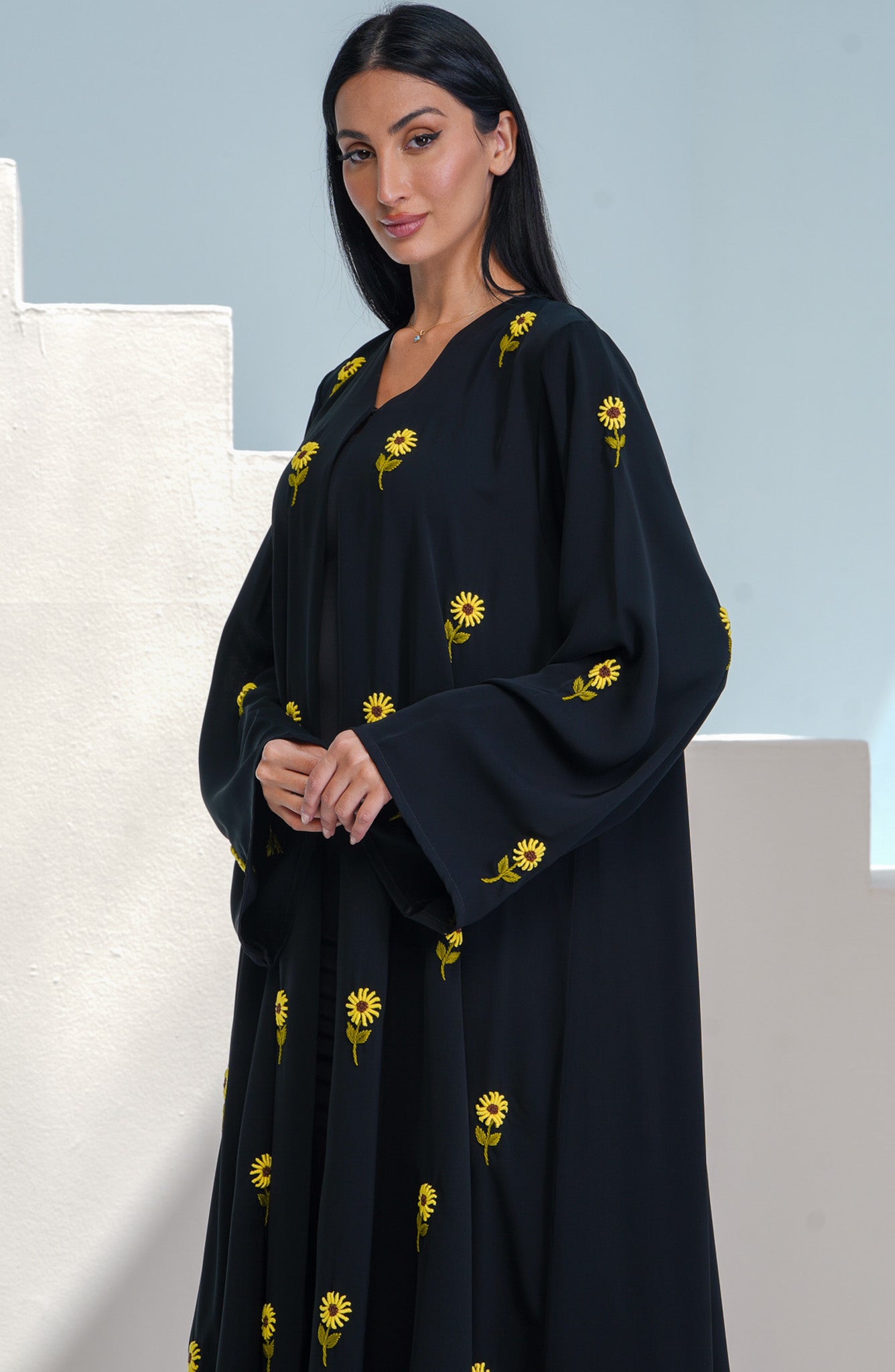 Shomoukh Abaya SS29809-9 - Black