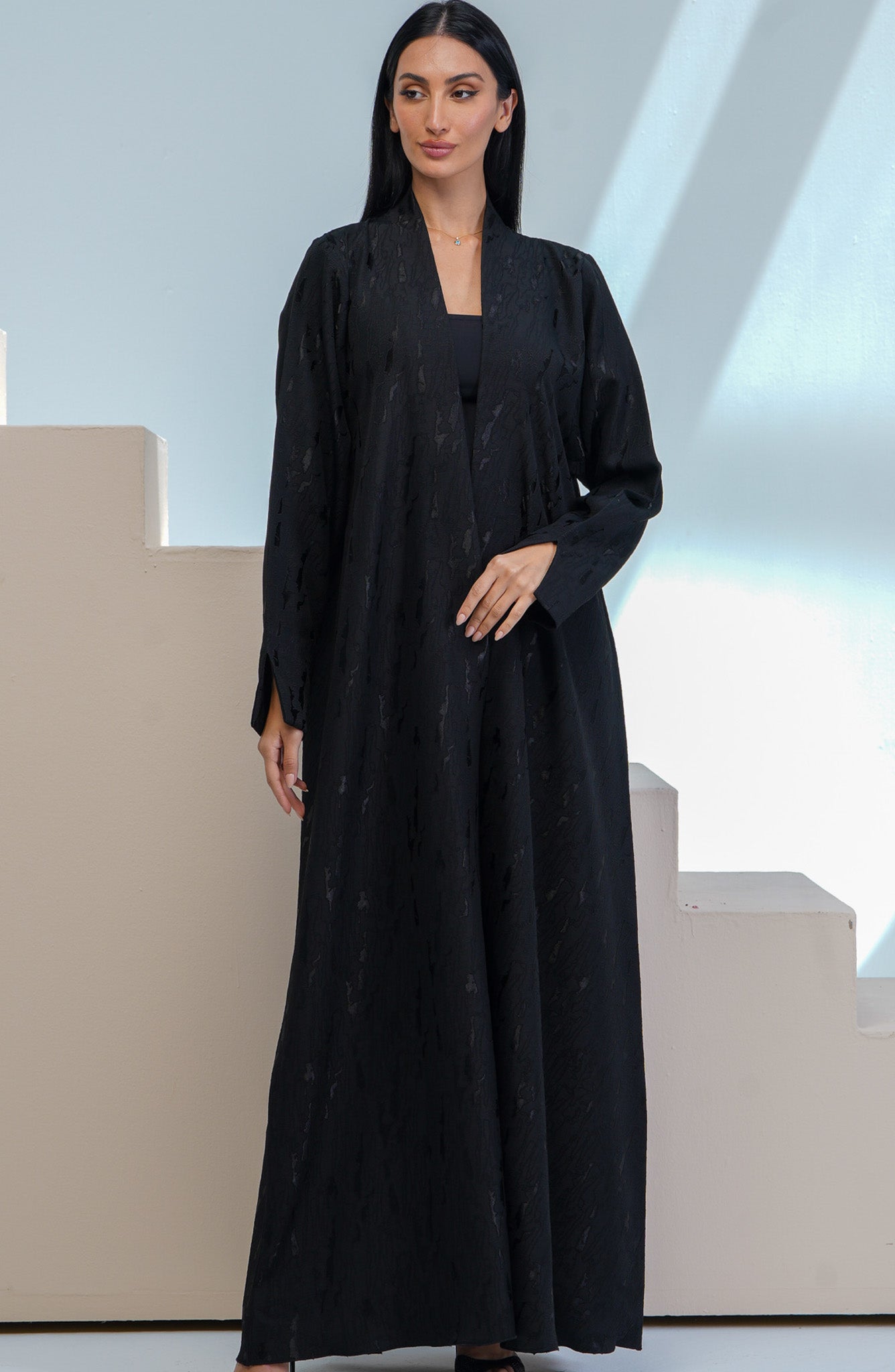 Shomoukh Abaya SS19209-46 - Black