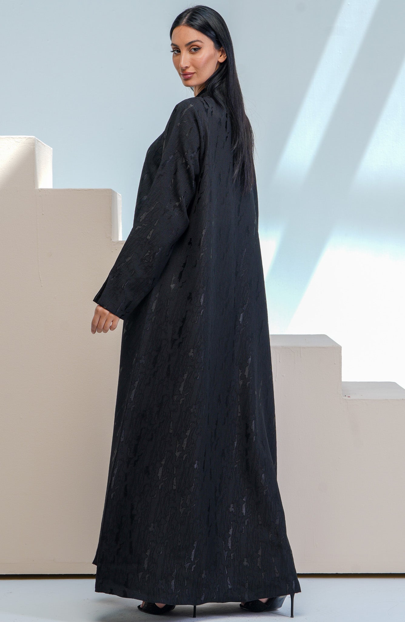 Shomoukh Abaya SS19209-46 - Black