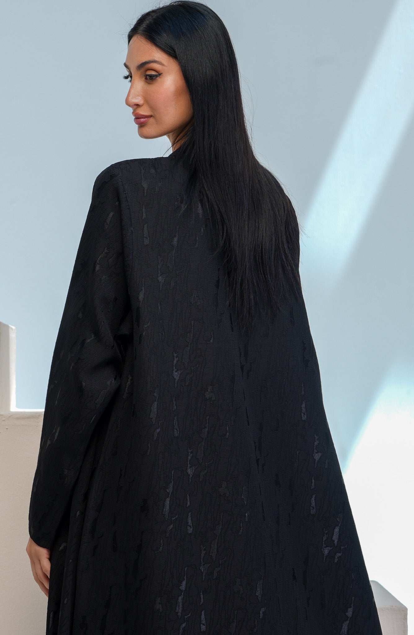 Shomoukh Abaya SS19209-46 - Black