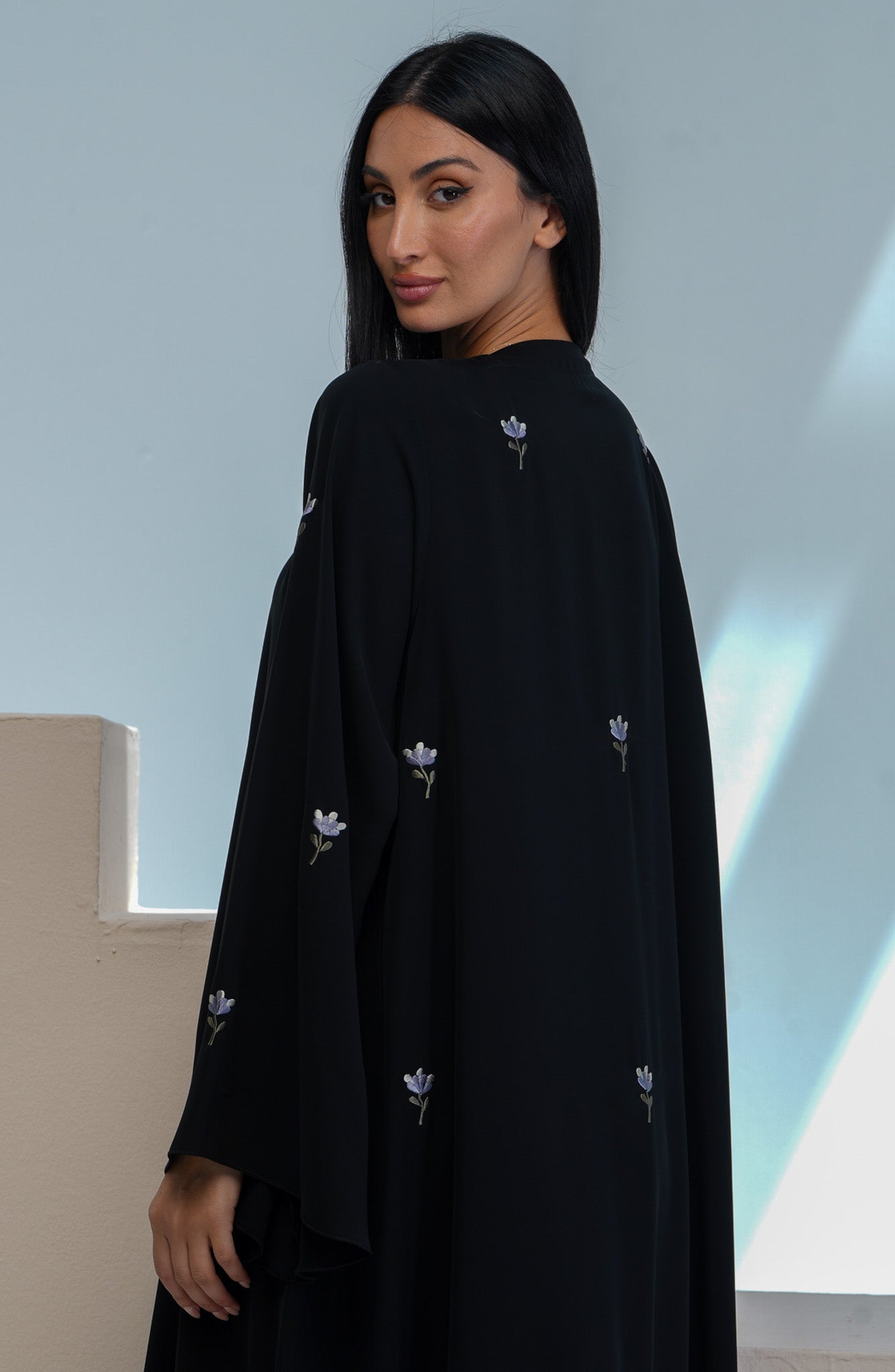 Shomoukh Abaya SS29509-23 - Black