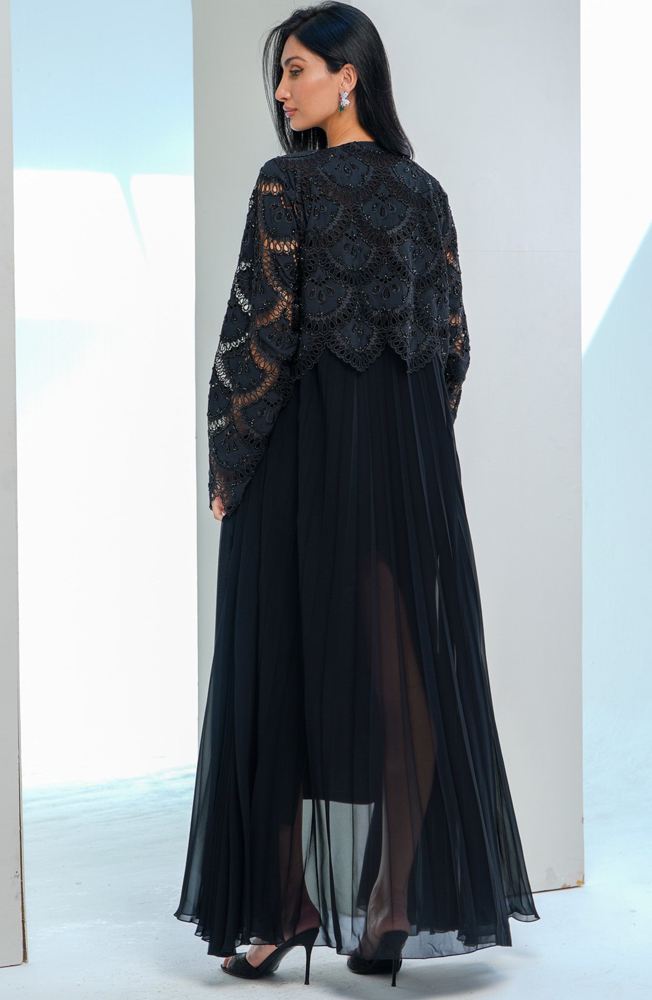 Shomoukh Abaya SS39509-24 - Black