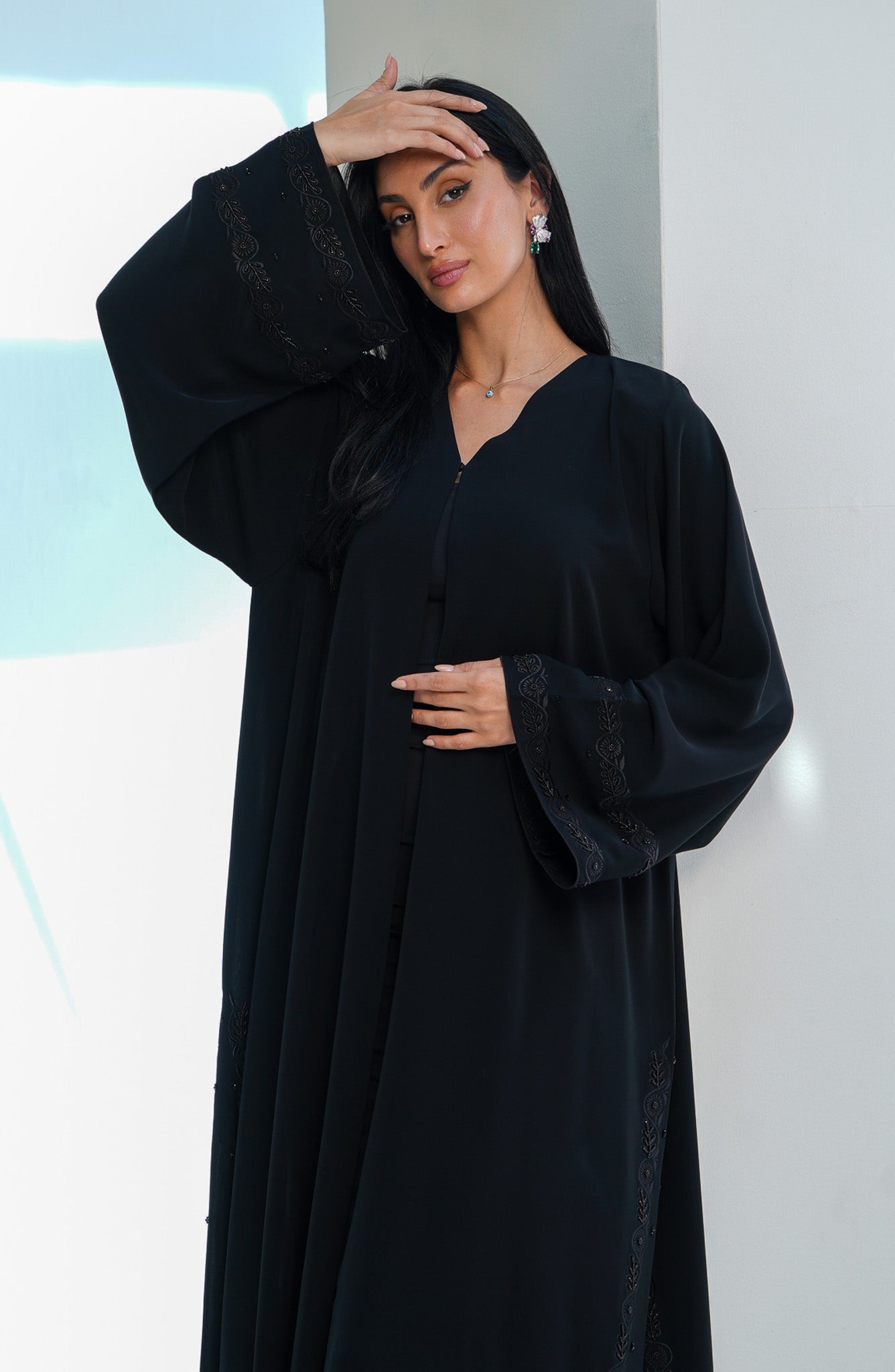 Shomoukh Abaya SS29809-44 - Black