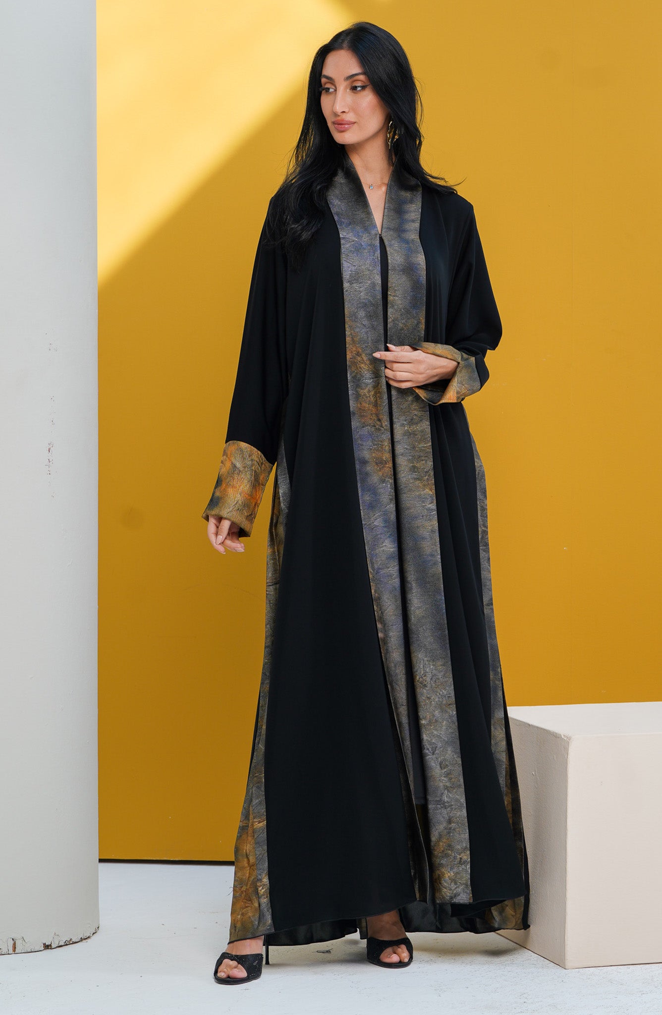 Shomoukh Abaya SS29209-6 - Black