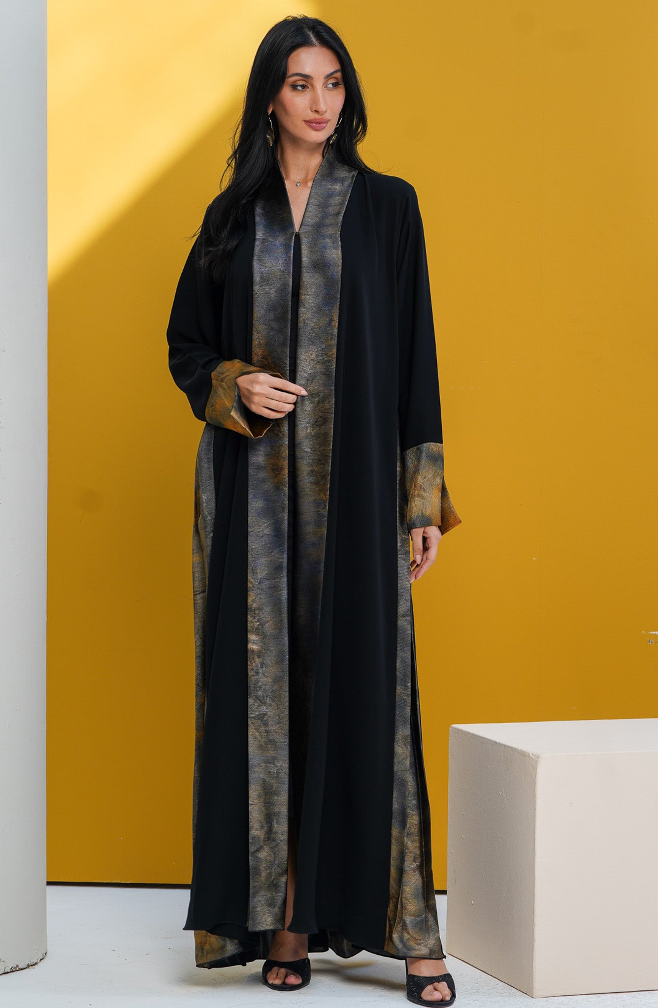 Shomoukh Abaya SS29209-6 - Black