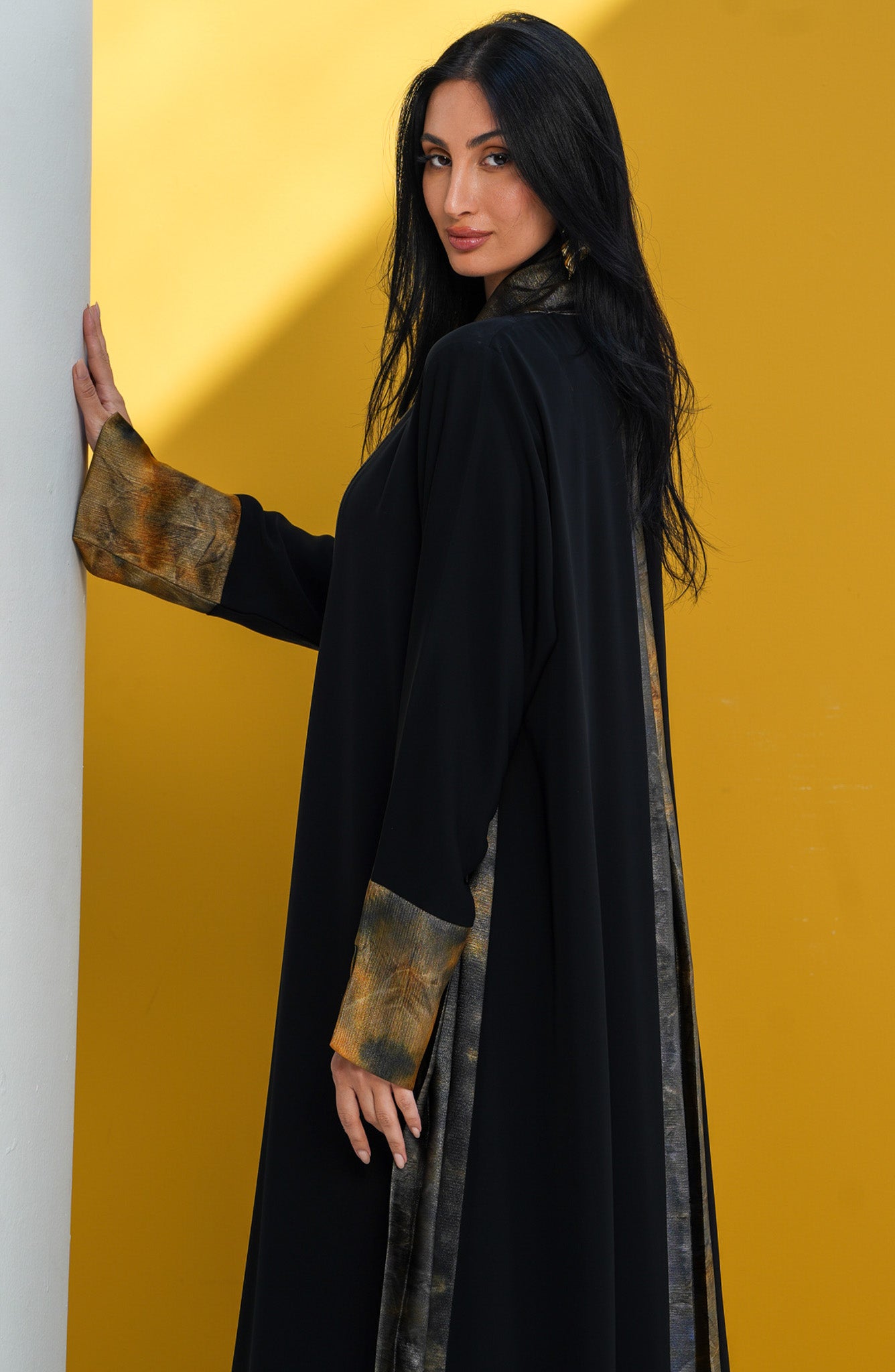 Shomoukh Abaya SS29209-6 - Black