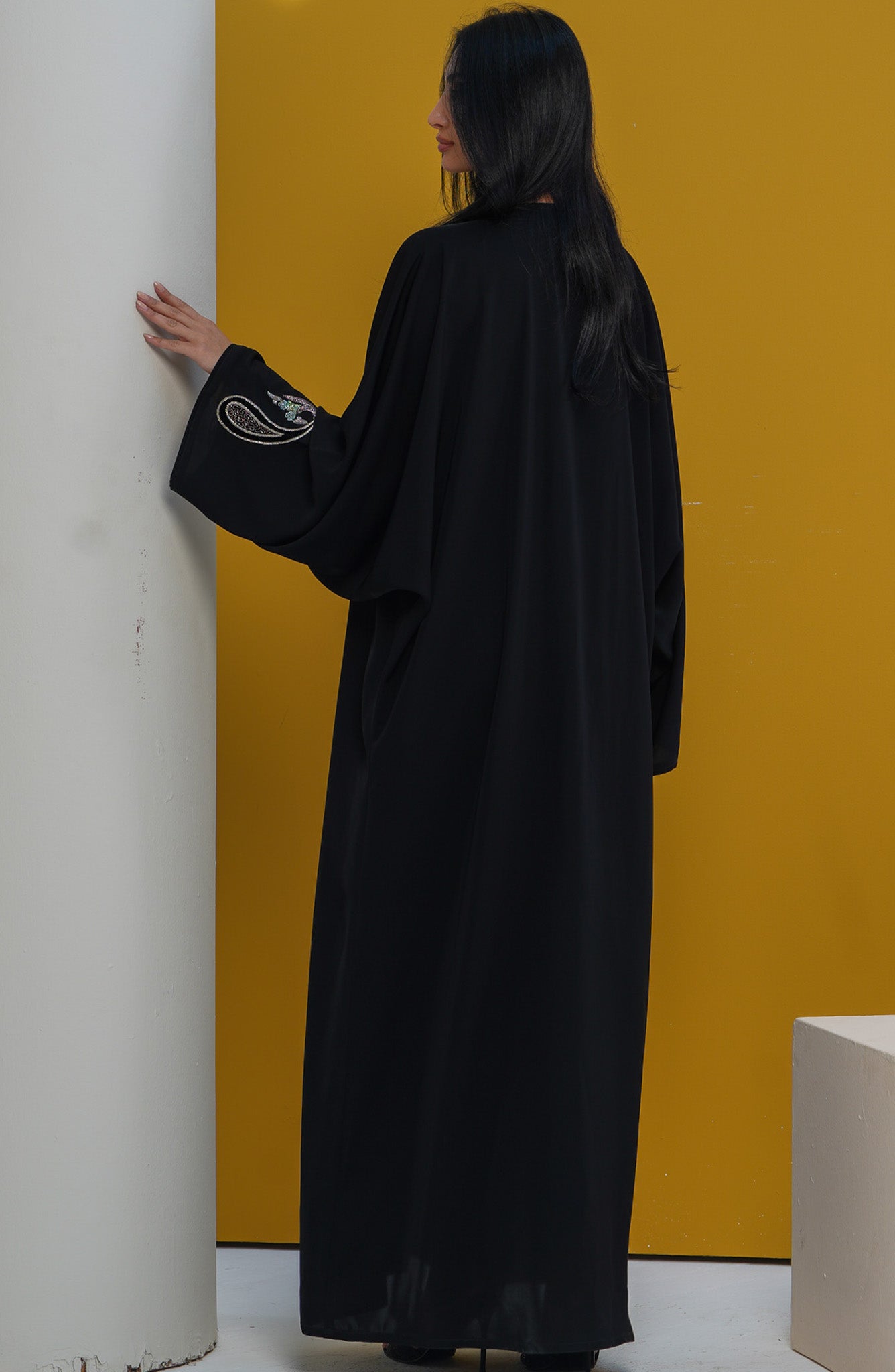 Shomoukh Abaya SS49809-28 - Black