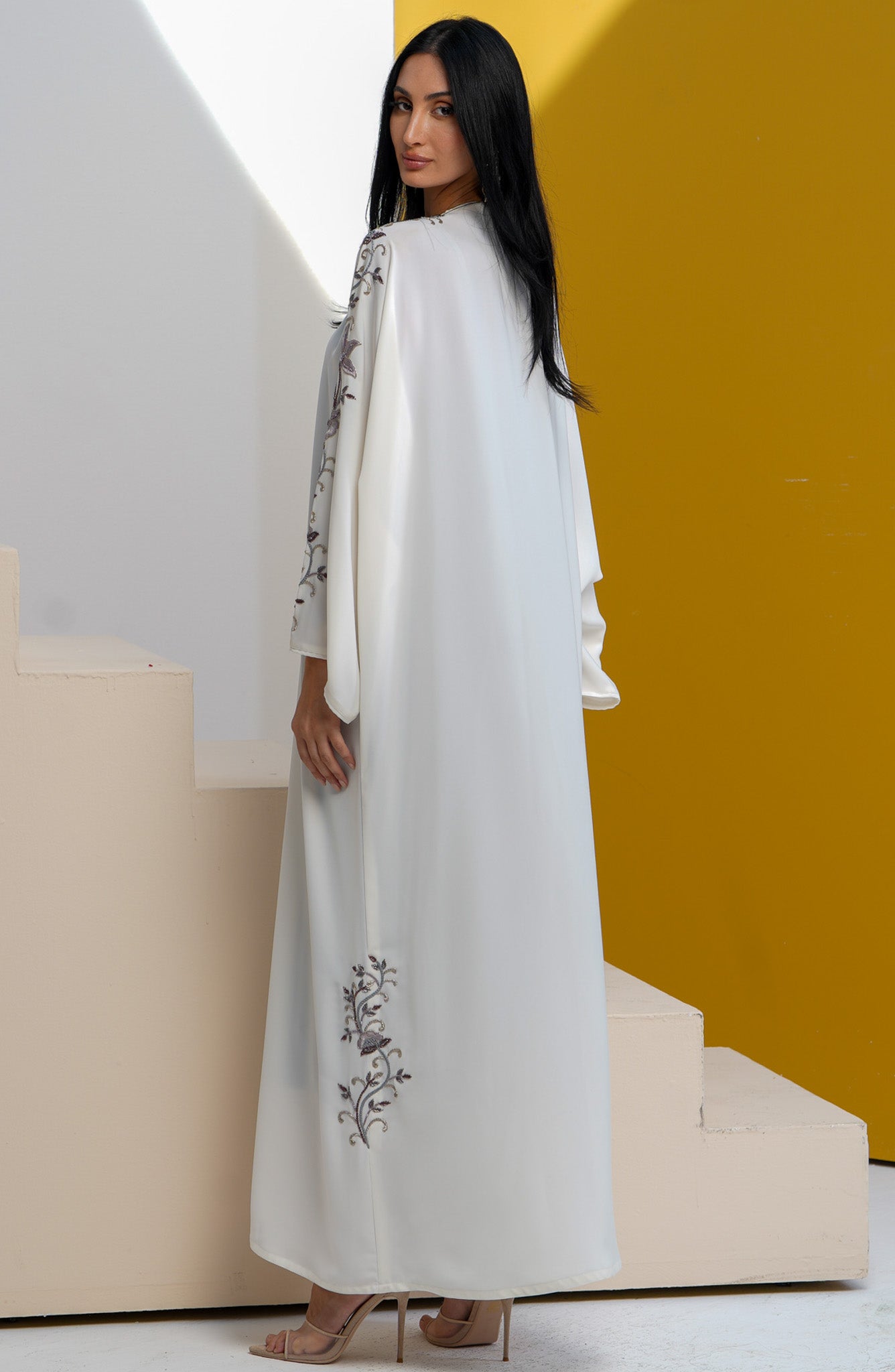 Shomoukh Abaya SS39509-30 - Off-White